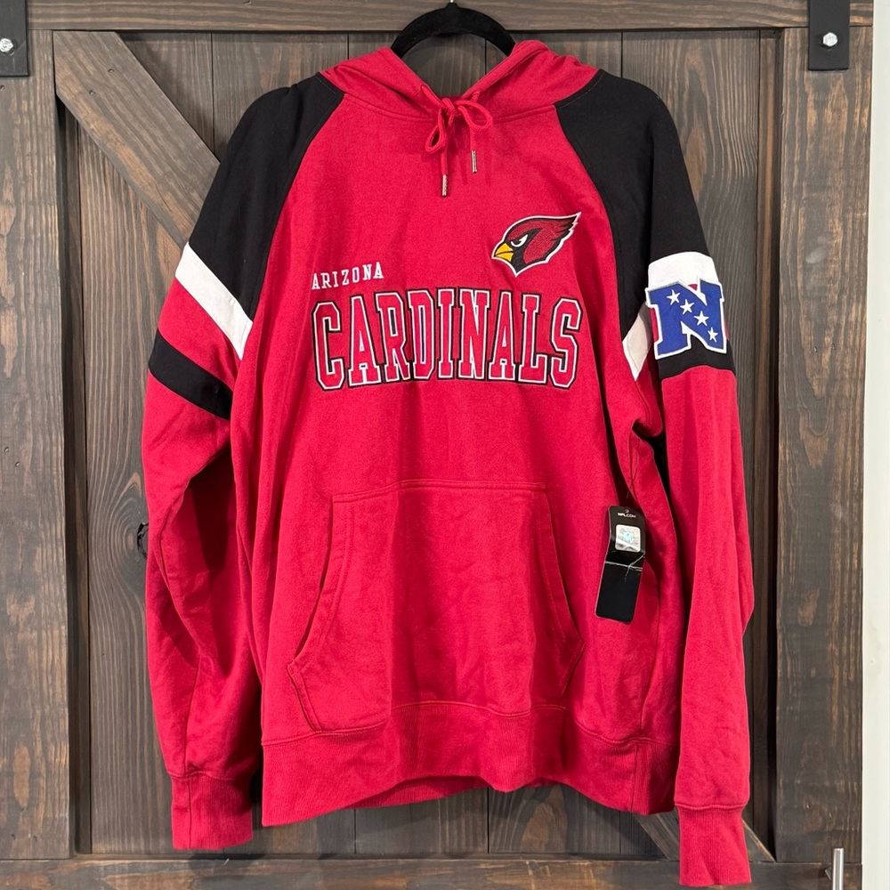 NFL Team Apparel Arizona Cardinals Men’s NFL Hoodie Sweatshirt Size XL‎ NEW/NWT